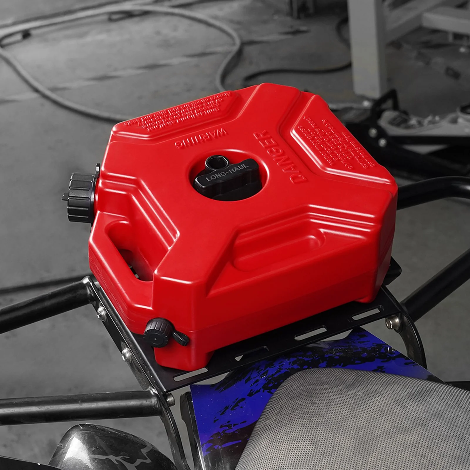1.3GL/5L Portable Gas Fuel Tank Jerry Can Tank Oil Containers For ATV UTV Motorcycle Car - Image 2