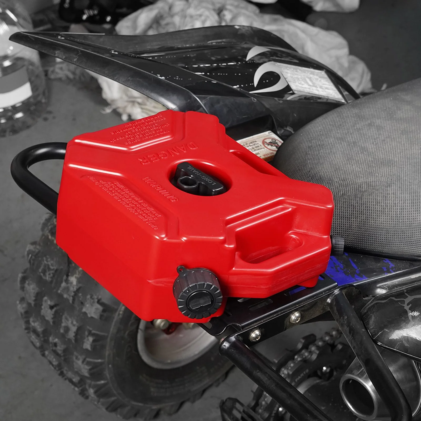 1.3GL/5L Portable Gas Fuel Tank Jerry Can Tank Oil Containers For ATV UTV Motorcycle Car - Image 3