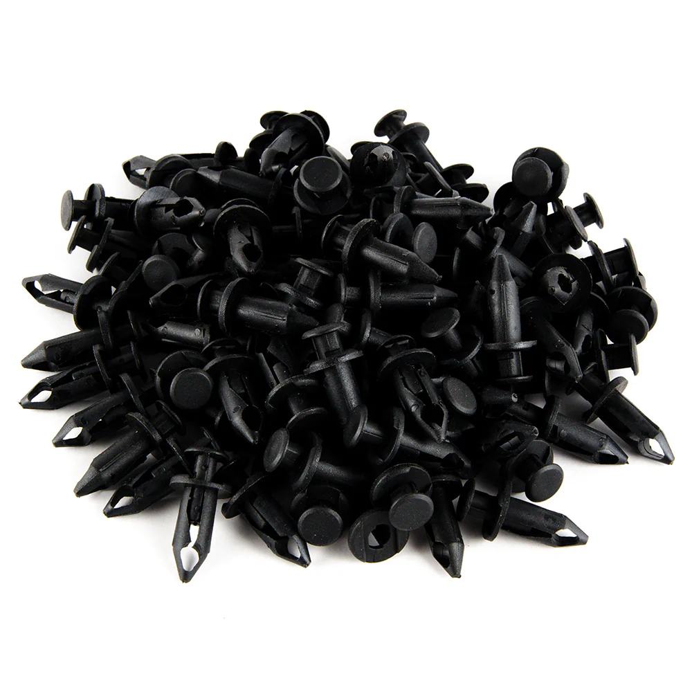 100x ATV UTV Fender Clip Body Rivets For Honda TRX 450 400EX Polaris Sportsman Ranger RZR