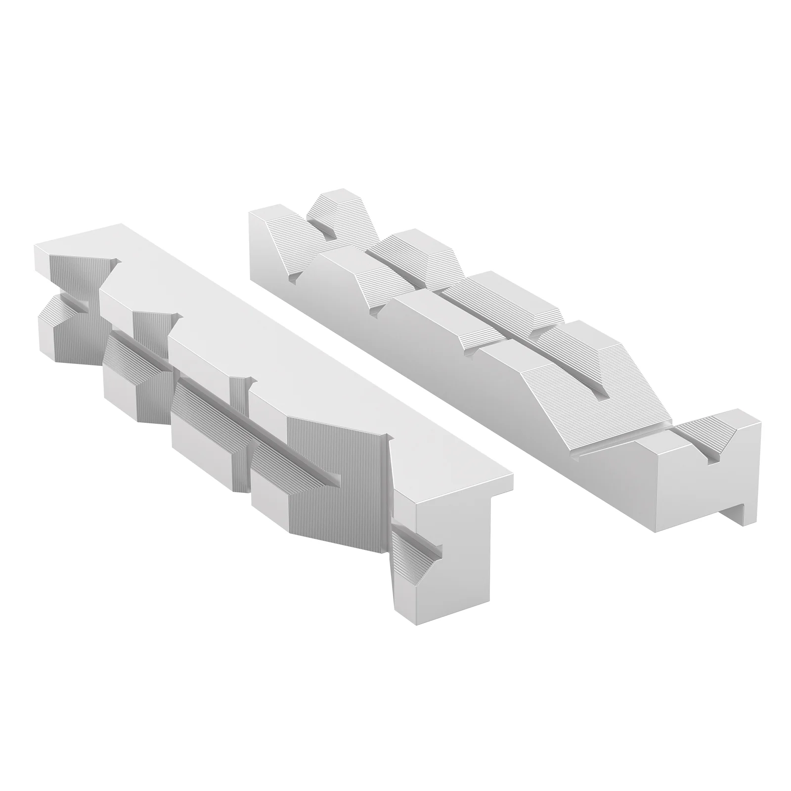 10PCS 8" Aluminum "V" Shape Vise Soft Jaws For Kurt Te-co Toolex Magnum Chick Vise - Image 7