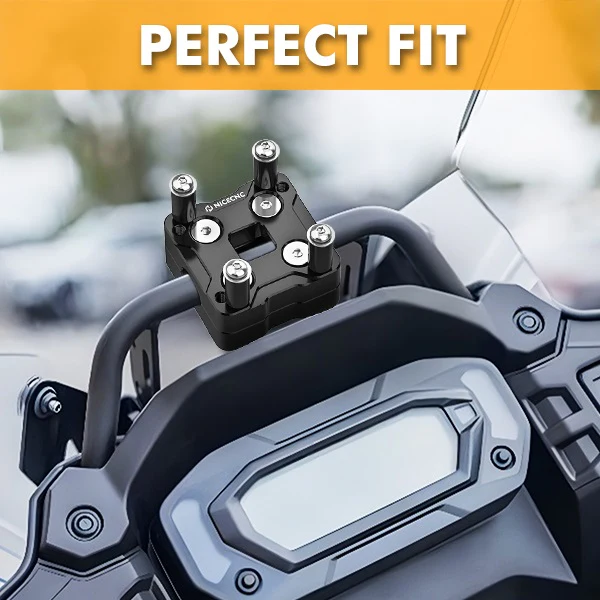 14mm Handlebar GPS Phone Mount AMPS Holder Bar Clamp For Kawasaki KLR650 - Image 2