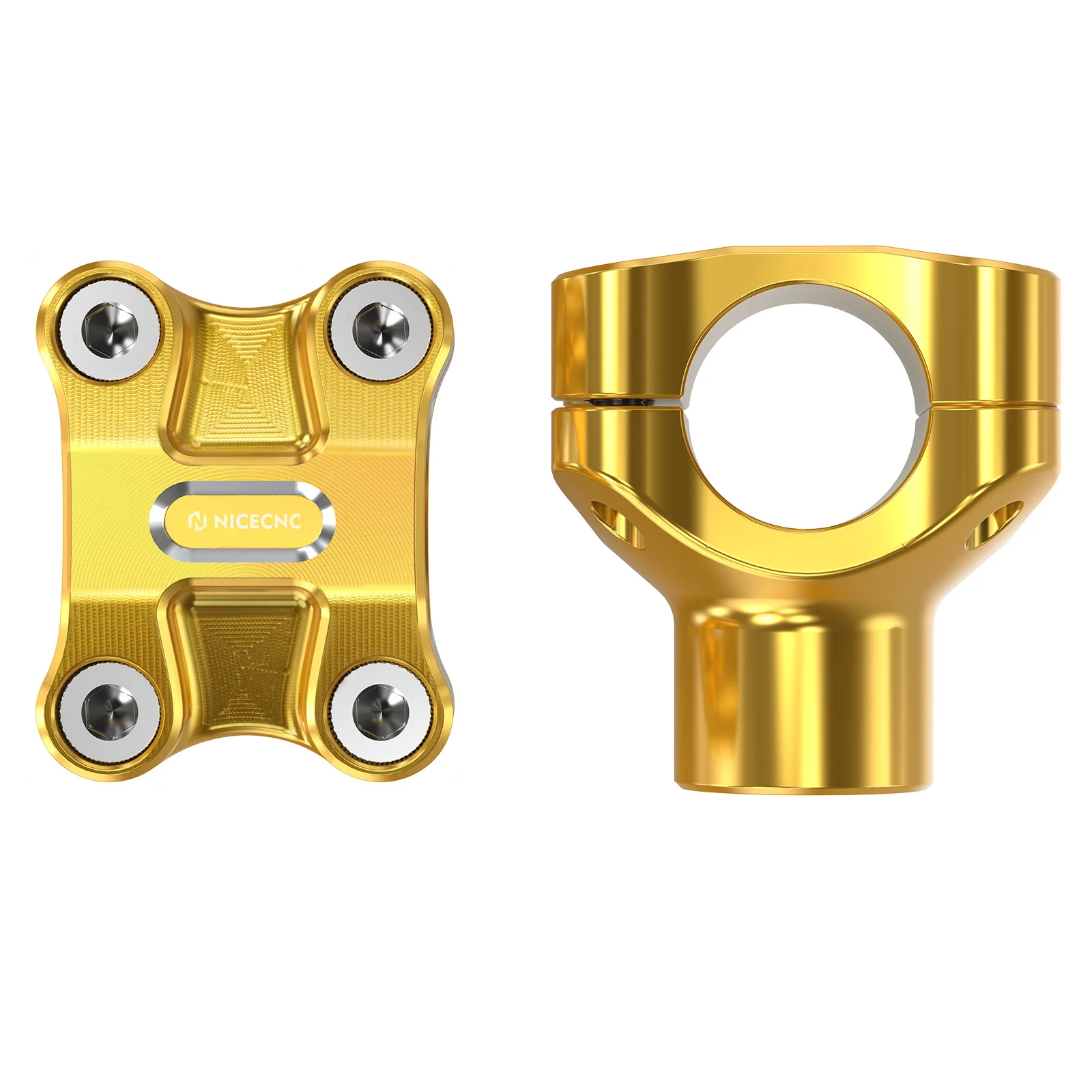 2" Handlebar Risers For Harley Dyna Low Rider Street Bob Super Glide 1.25" Bar - Image 25