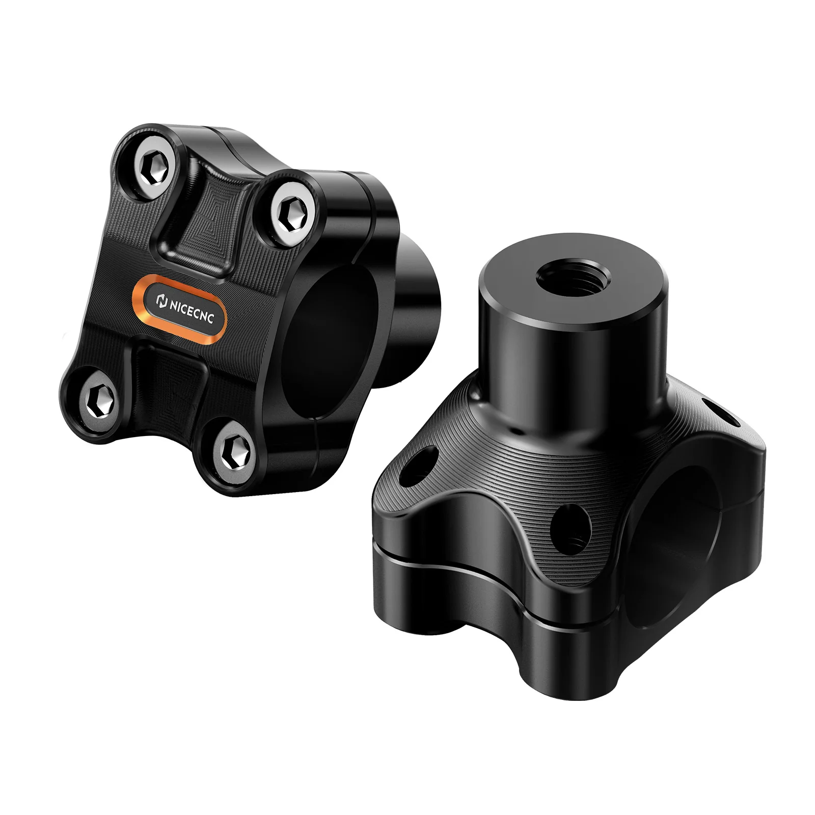 2" Handlebar Risers For Harley Dyna Low Rider Street Bob Super Glide 1.25" Bar - Image 9