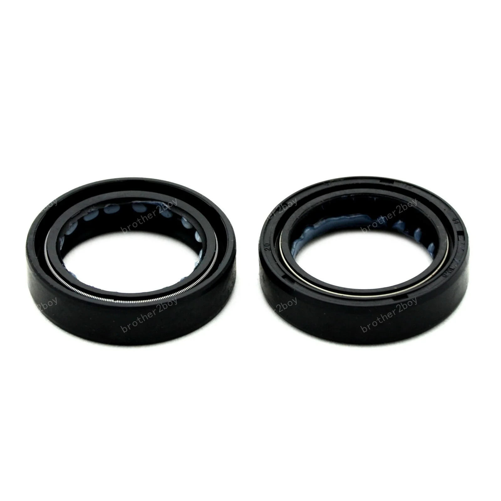 2 x Fork oil seals For Kawasaki KD175 Suzuki GN125 Yamaha XT12 YZ100 - Image 2