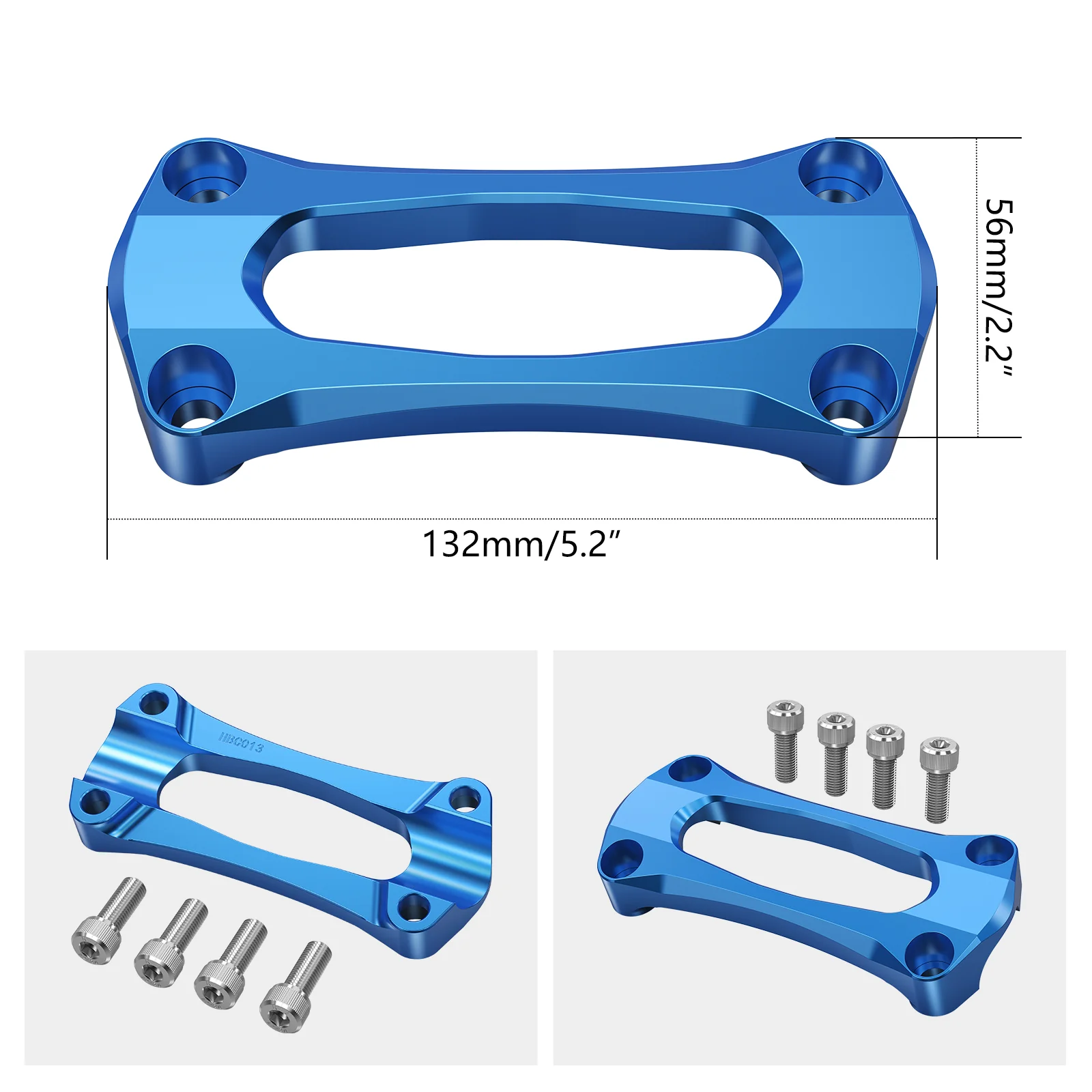 1 1/8" 28.6MM Handlebar Stabilizer Mount Riser Clamp for Yamaha YZ250F 2014-2020 - Image 2