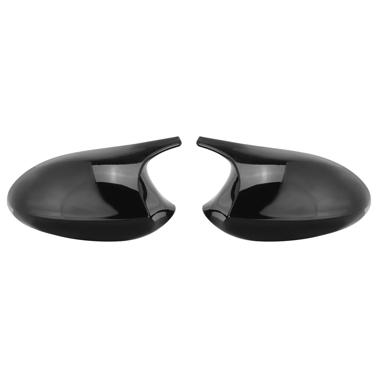 2PCS M-Style Glossy Black Side Mirror Cover Cap For BMW E90 / E91 Pre LCI 2005-2008 - Image 4