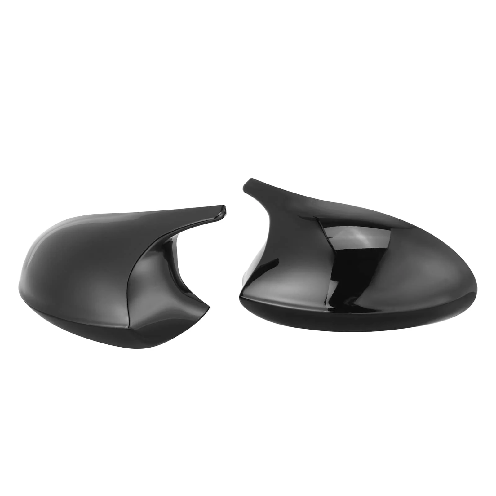 2PCS M-Style Glossy Black Side Mirror Cover Cap For BMW E90 / E91 Pre LCI 2005-2008 - Image 5