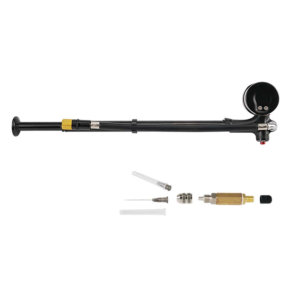 300 psi Air Shock Fork Pump with Rubber Handle Nitrogen Needle Fill Tools Kit - Image 3