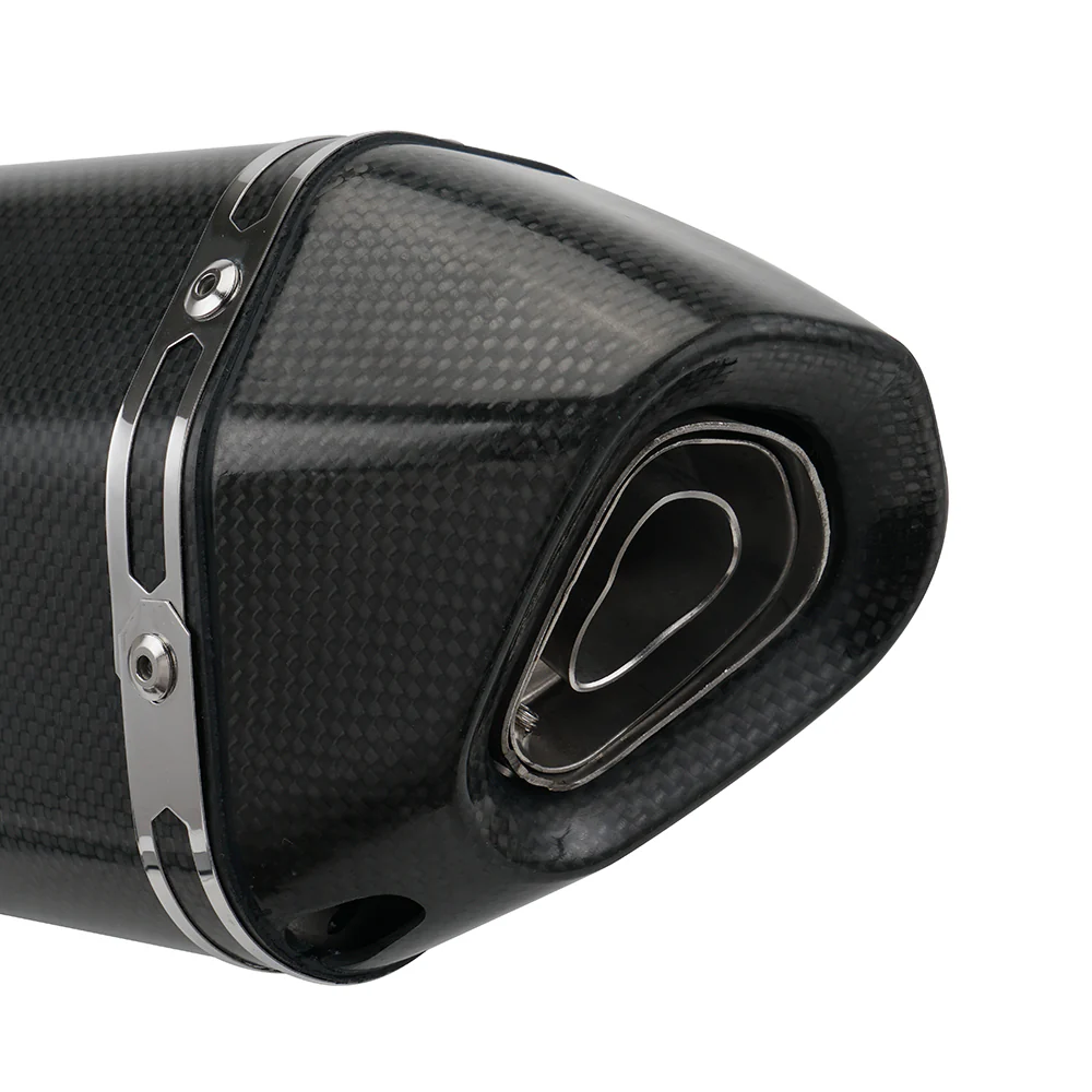 3D Glossy Carbon Fiber Muffler Silencer Set 51mm Inlet for KTM 950/990 - Image 3