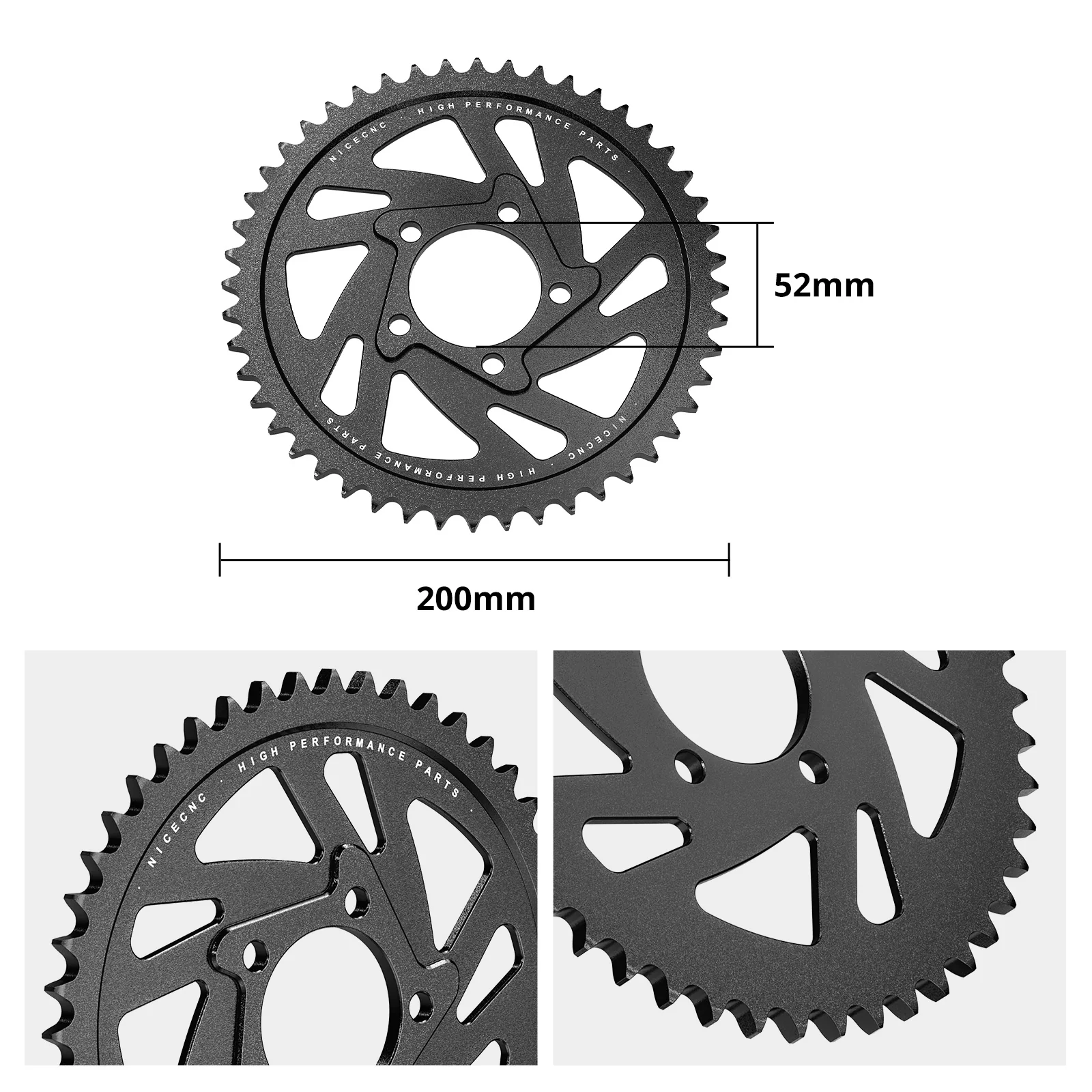 48T Rear Sprocket & Chain Guard For Surron Light Bee X / S Segway X160 X260 - Image 19