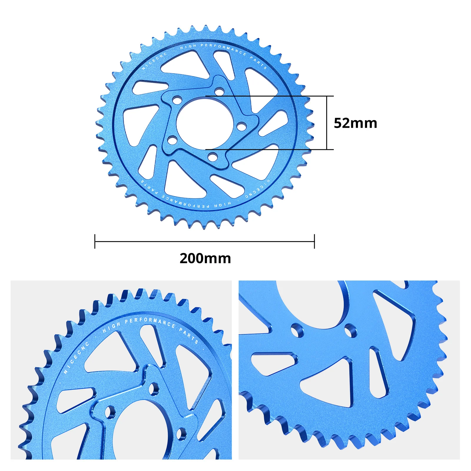 48T Rear Sprocket For Surron Light Bee X/ S/ L1E Segway X160 X260 - Image 12