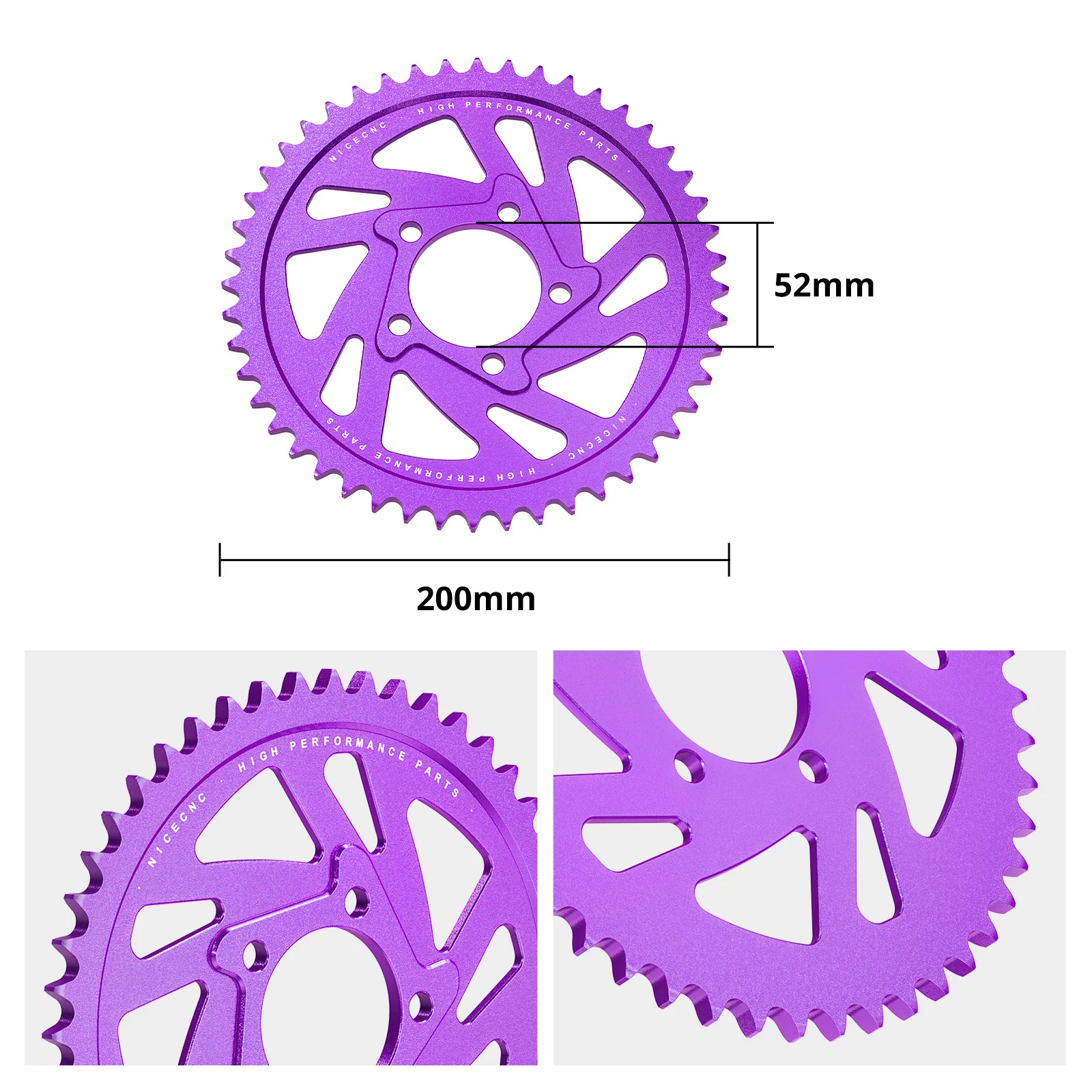48T Rear Sprocket & Sprocket Bolts For Surron Light Bee X S Segway X160 X260 - Image 6