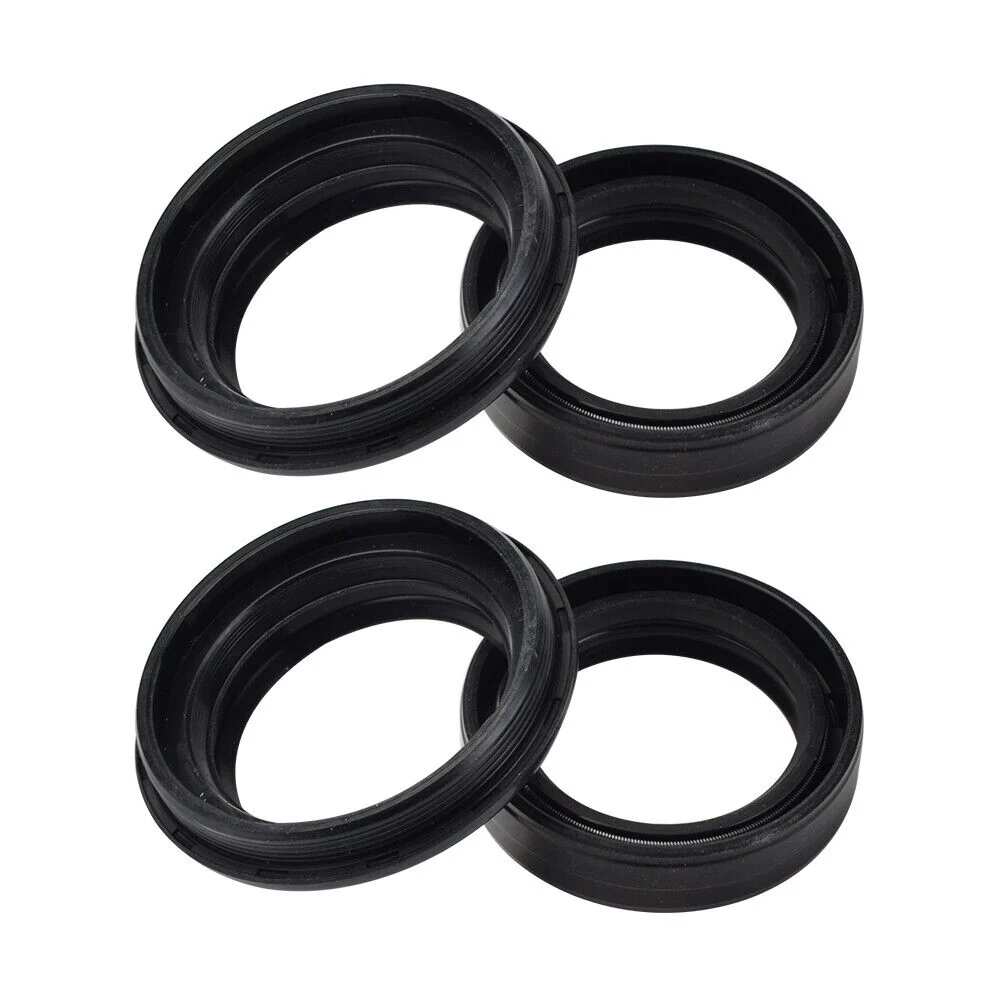 4pcs Front Fork Oil Seal Dust Seals Gaskets Set For Honda Suzuki Kawasaki - Image 3