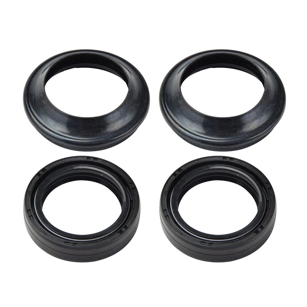 4pcs Front Fork Oil Seal Dust Seals Gaskets Set For Honda Suzuki Kawasaki - Image 4