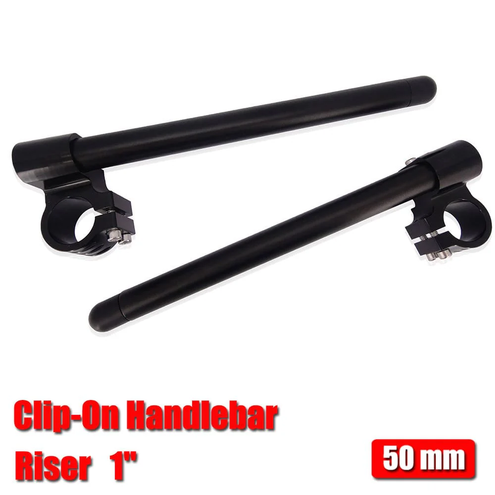 50mm Clip-On Handlebar 1" Riser For Yamaha Honda Suzuki Kawasaki - Image 3