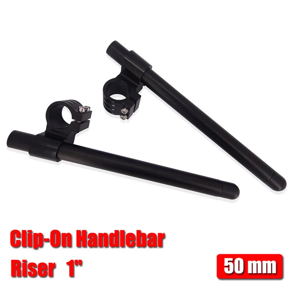 50mm Clip-On Handlebar 1" Riser For Yamaha Honda Suzuki Kawasaki - Image 4