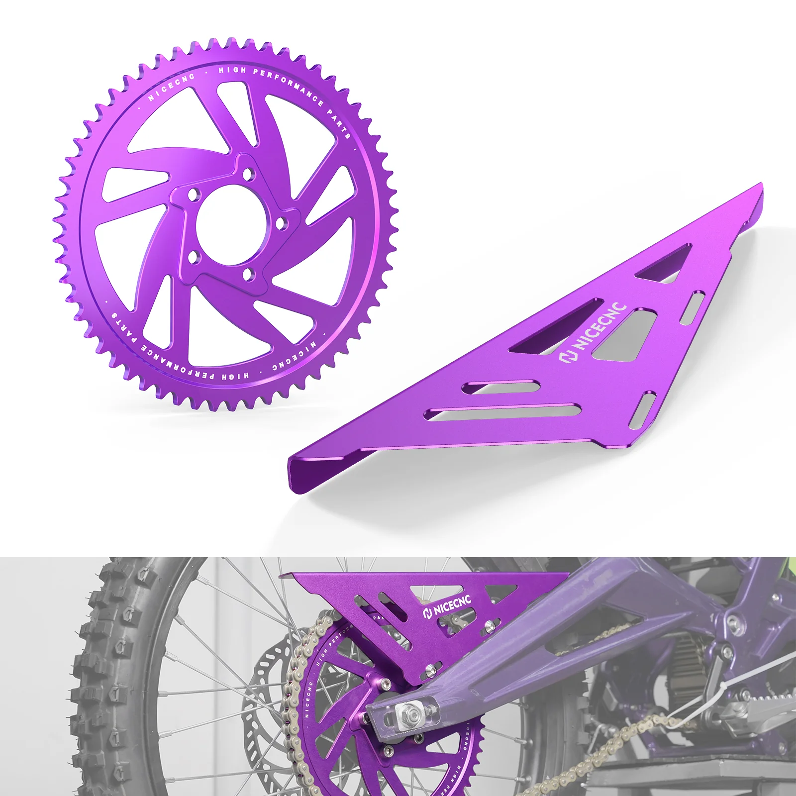 58T Rear Sprocket For Surron Light Bee X/ S/ L1E Segway X160 X260 - Image 17
