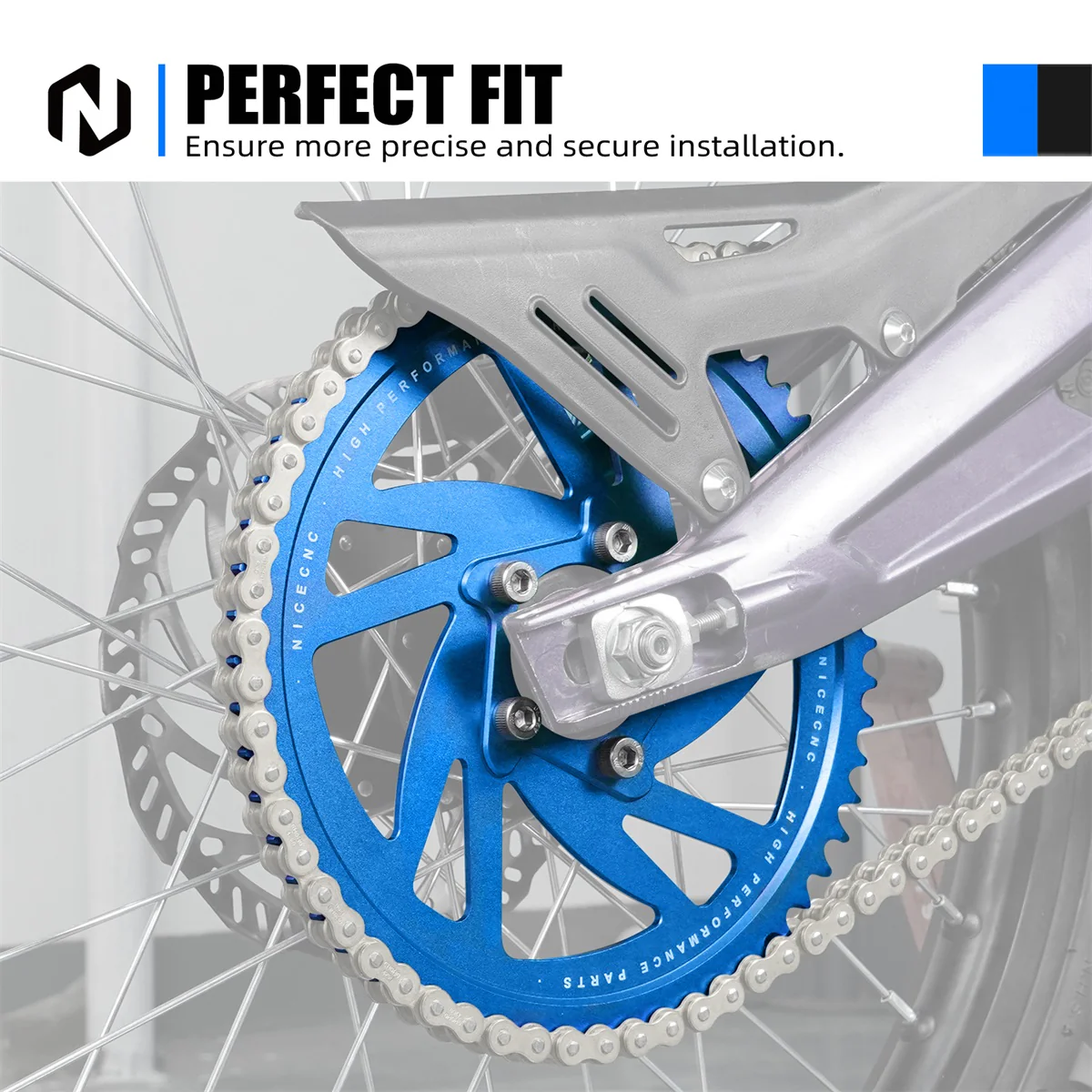 58T Rear Sprocket For Surron Light Bee X/ S/ L1E Segway X160 X260 - Image 3