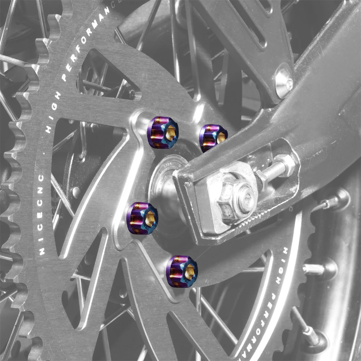 5PCS M8 Rear Sprocket Bolts For Surron Light Bee X/ S/ L1E Segway X160 X260 - Image 2
