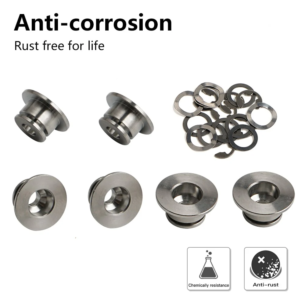 6 Sets Alloy Brake Disc Bobbins & Circlip 4.5-5.2MM - Image 3