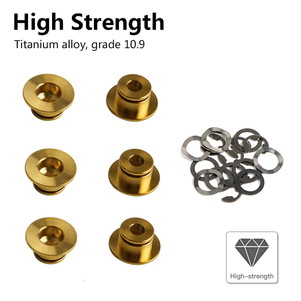 6 Sets Alloy Brake Disc Bobbins & Circlip 4.5-5.2MM - Image 7