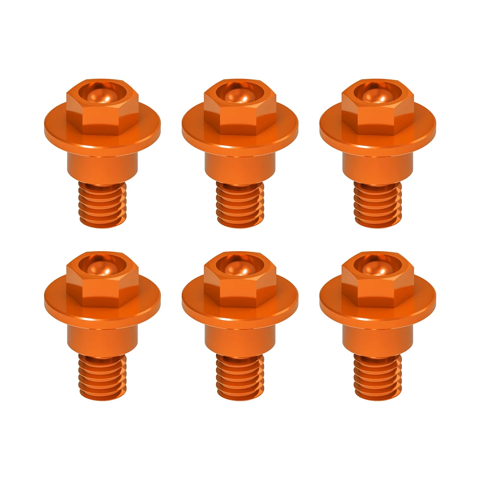 6 X Fork Guard Bolts For KTM 125-530 SX/XC-F/EXC/XC-W/XCF-W 2000-2022 Husqvarna 701 Enduro 2016-2022 - Image 12