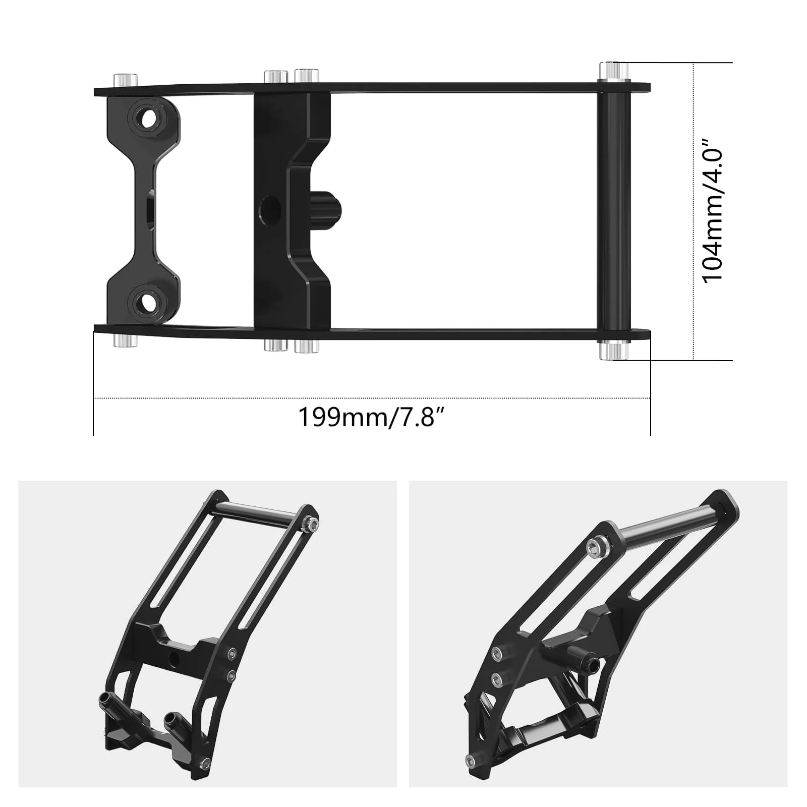 Adjustable 12MM Bar GPS Mount for Ducati DesertX 2022-2024 - Image 7