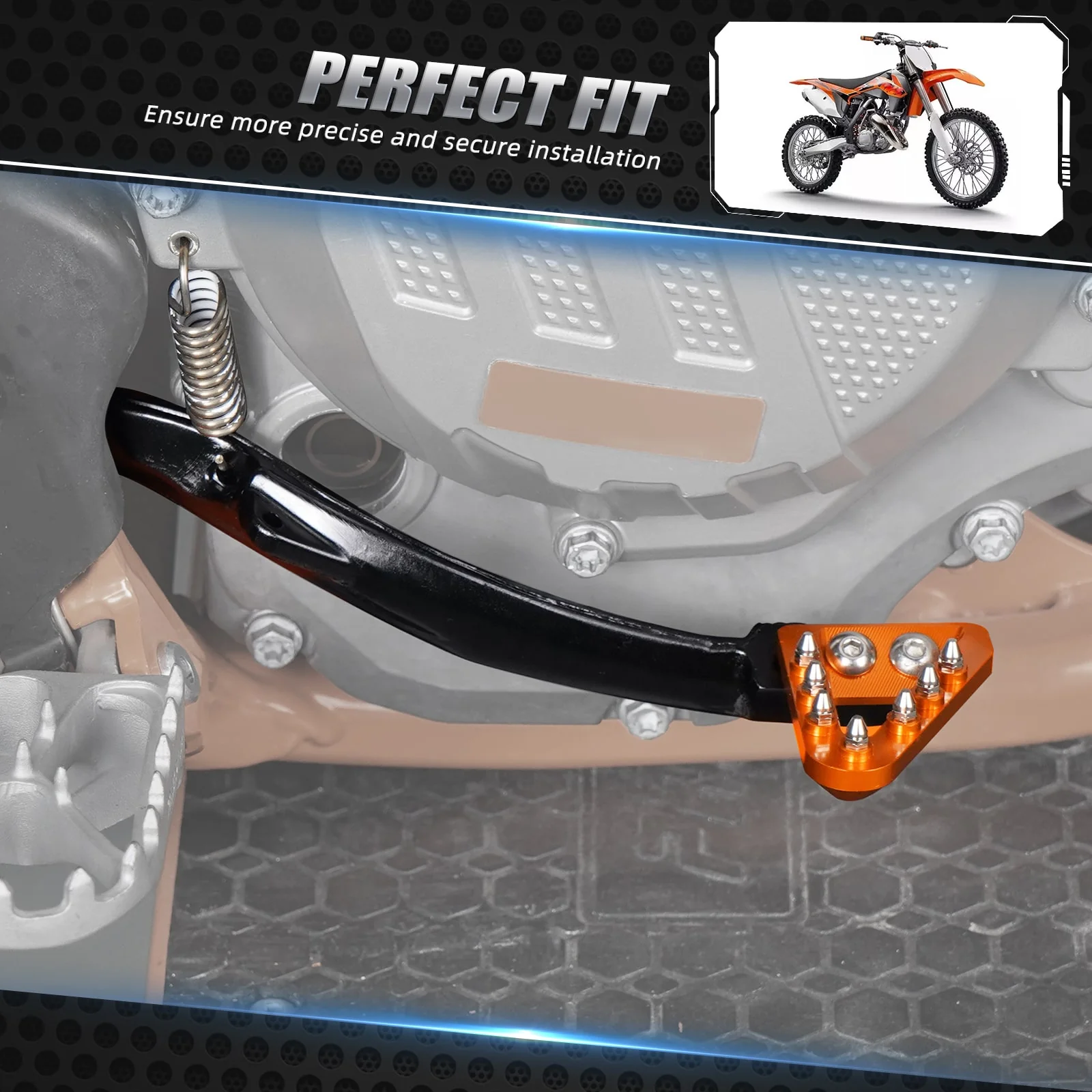 Adjustable Forged Aluminum Brake Pedal Lever for KTM HUSQVARNA GASGAS - Image 15