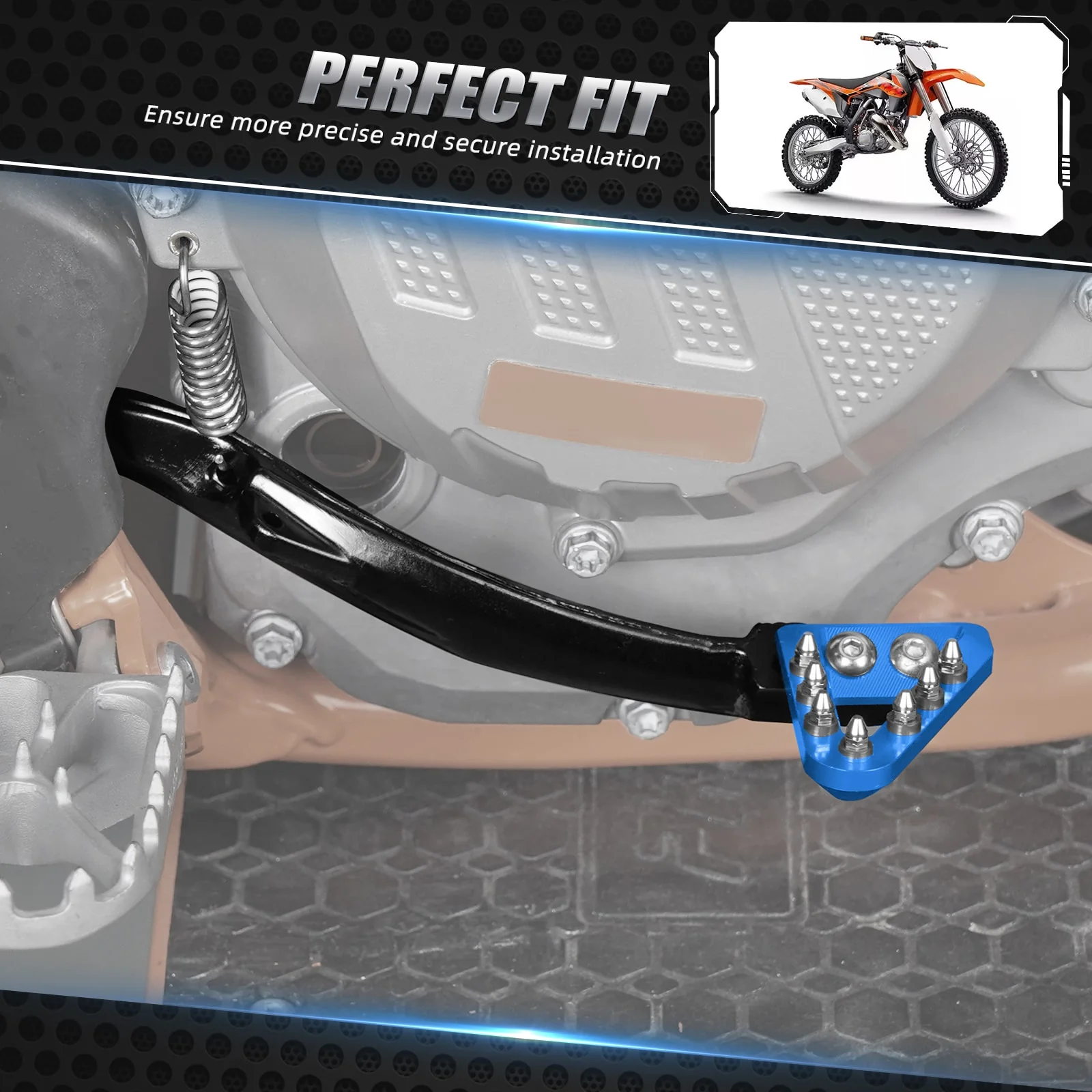 Adjustable Forged Aluminum Brake Pedal Lever for KTM HUSQVARNA GASGAS - Image 9