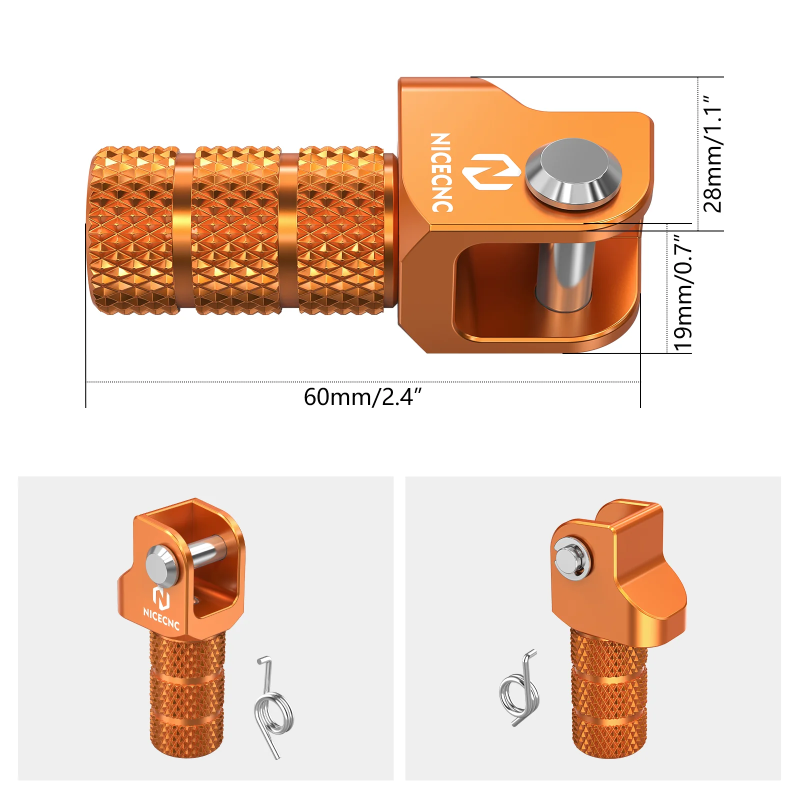 Adjustable Gear Shift Lever Tip For KTM 125-500 EXC-F XCW 690 Enduro R Husqvarna 125-501 TE/FE/TC/FC 701 - Image 7
