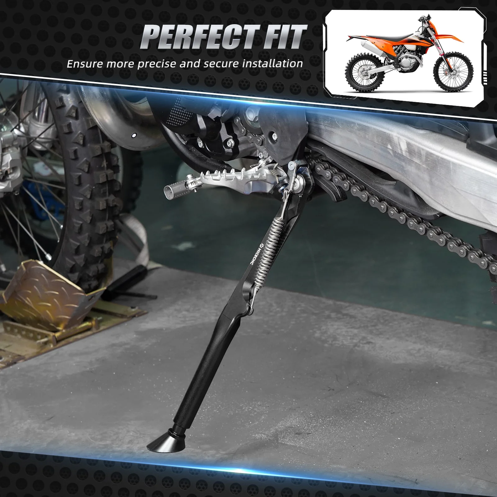 Adjustable Kickstand For KTM 350 500 EXC-F 2024 - Image 4