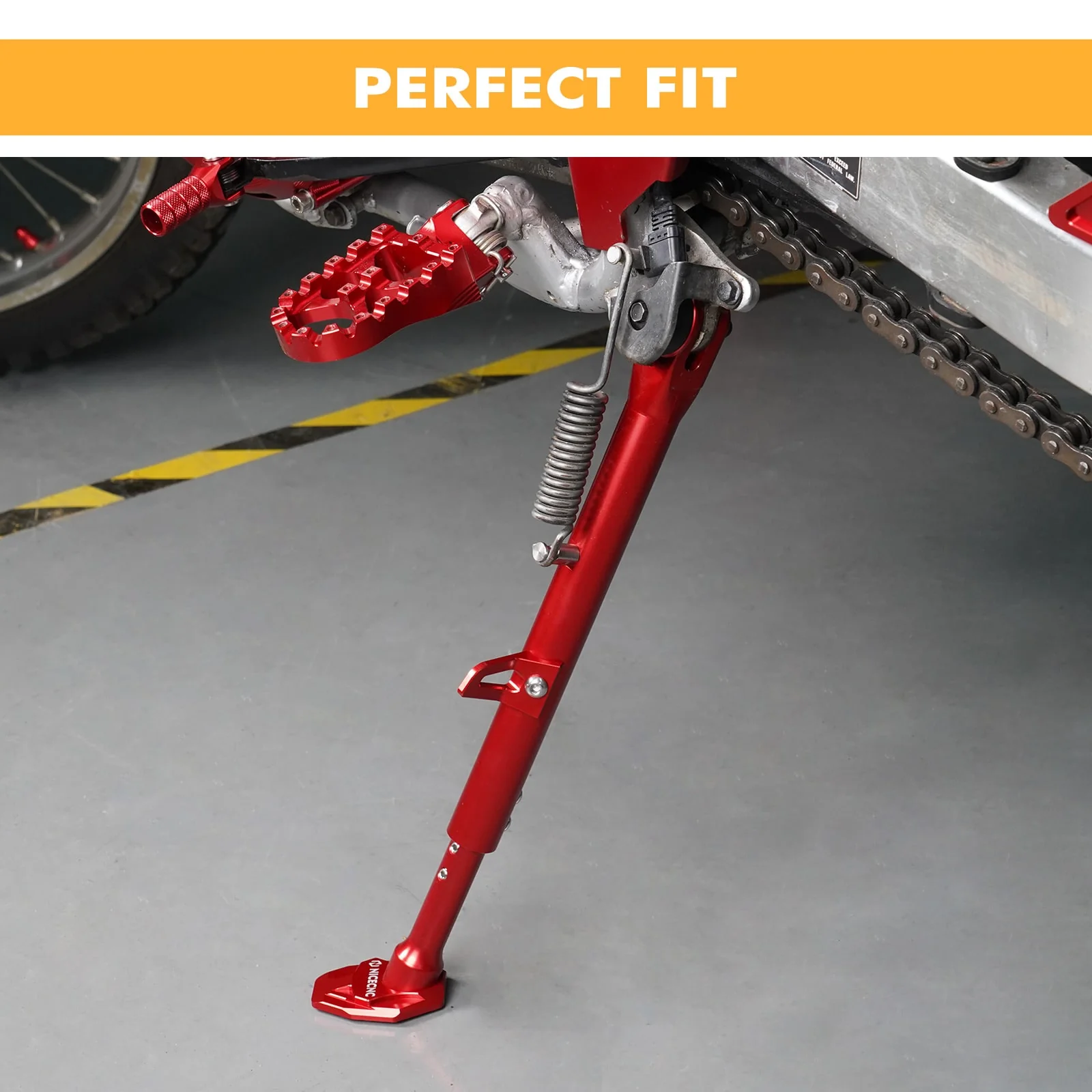Adjustable Kickstand Aluminum Lowering Links for Honda XR650L 1993-2024 - Image 2