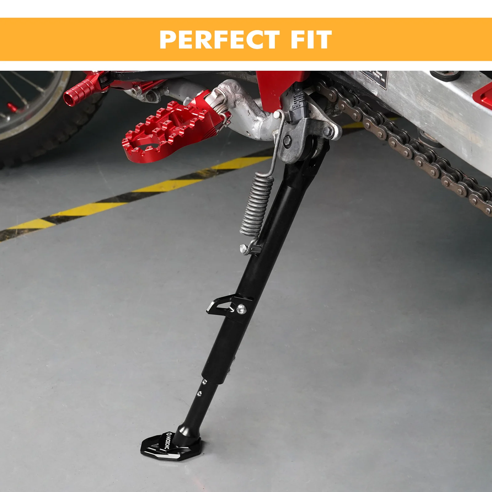 Adjustable Kickstand Aluminum Lowering Links for Honda XR650L 1993-2024 - Image 3