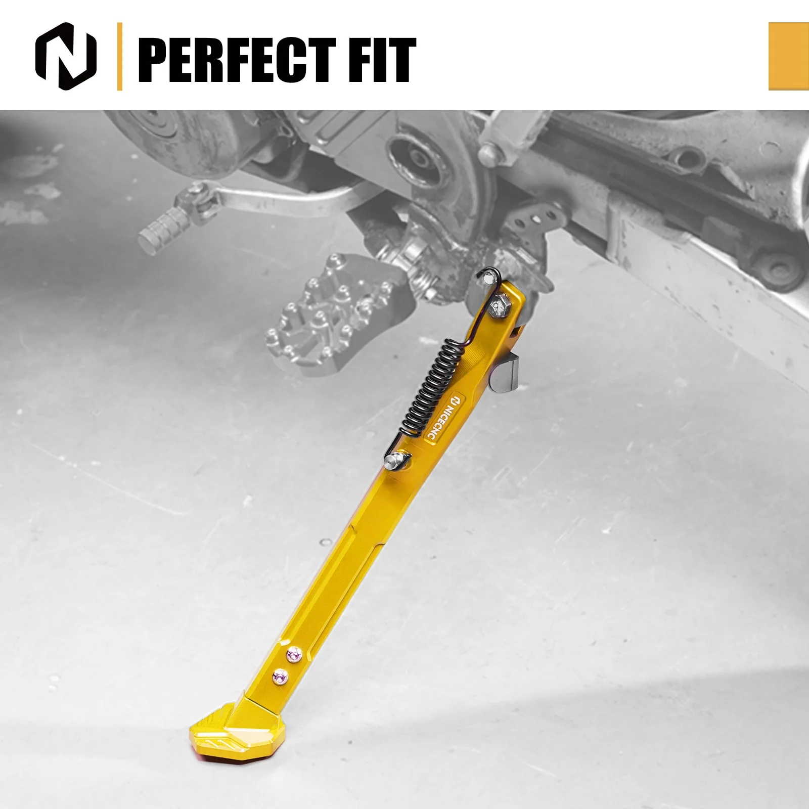 Adjustable Kickstand with Enlarged Foot Pad For Suzuki DRZ400/E/S/SM 2000-2024 - Image 2