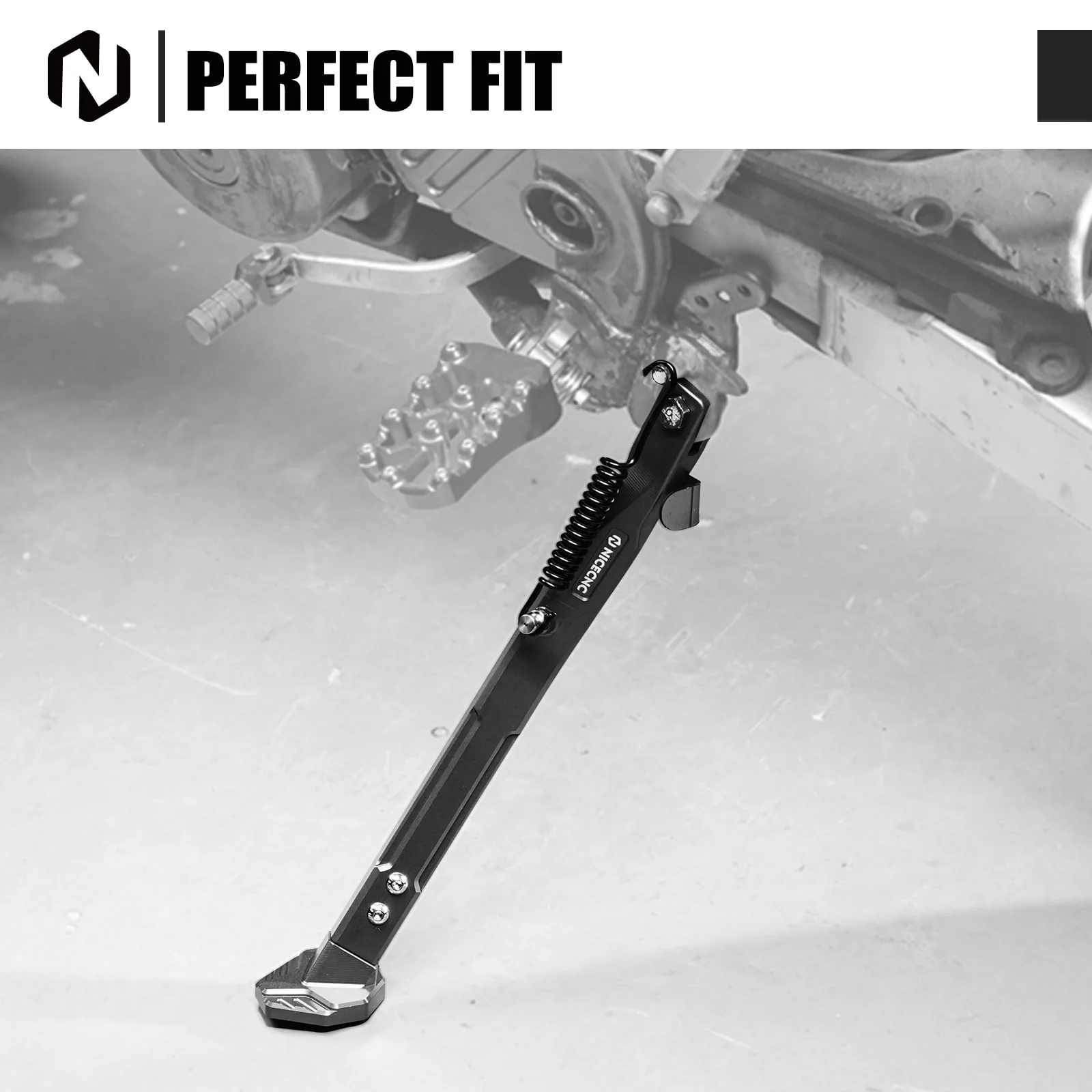 Adjustable Kickstand with Enlarged Foot Pad For Suzuki DRZ400/E/S/SM 2000-2024 - Image 4