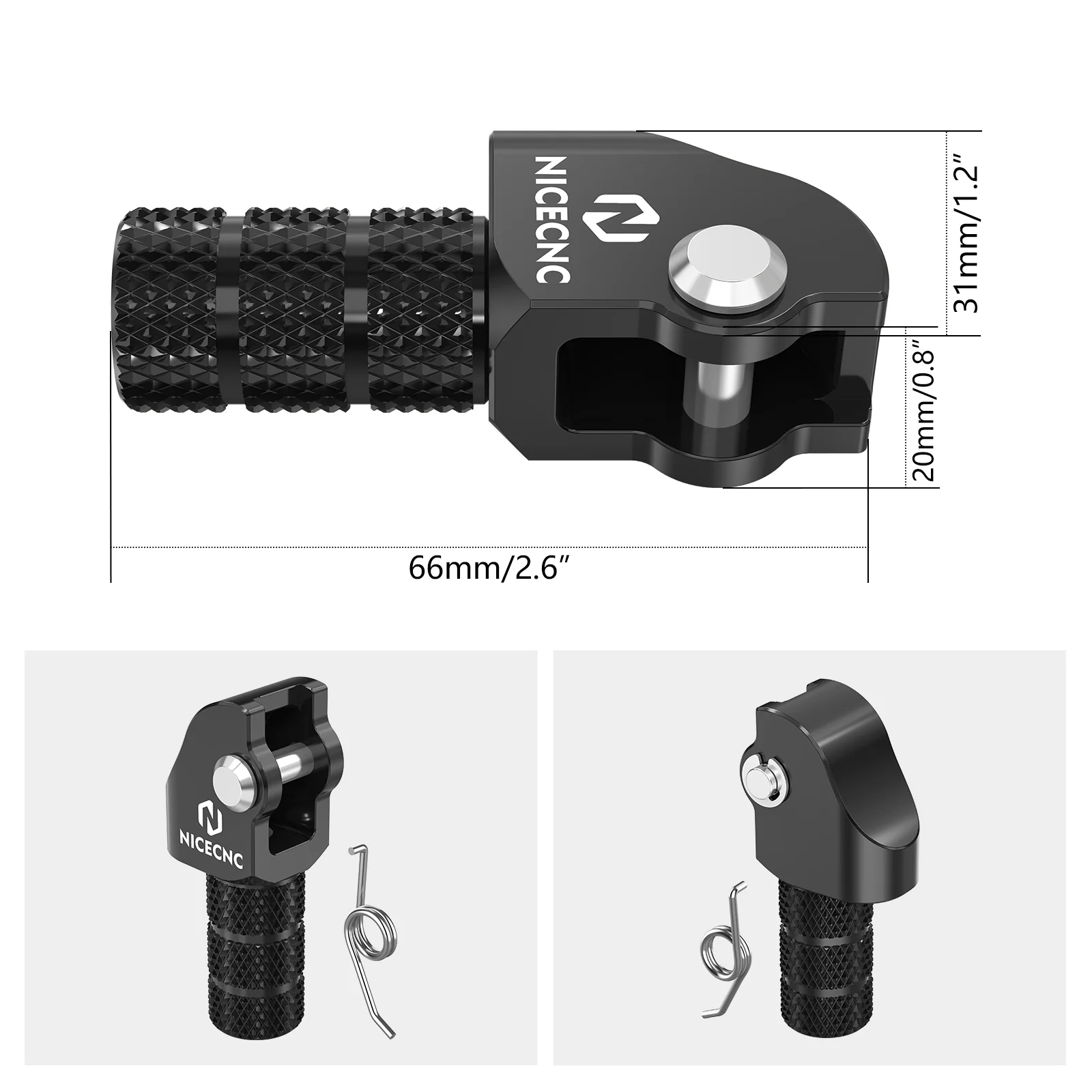 Adjustable Shift Lever Tip For KTM 125-500 XCF EXCF XCW 2017-2024 Husqvarna 125-501 GasGas - Image 18