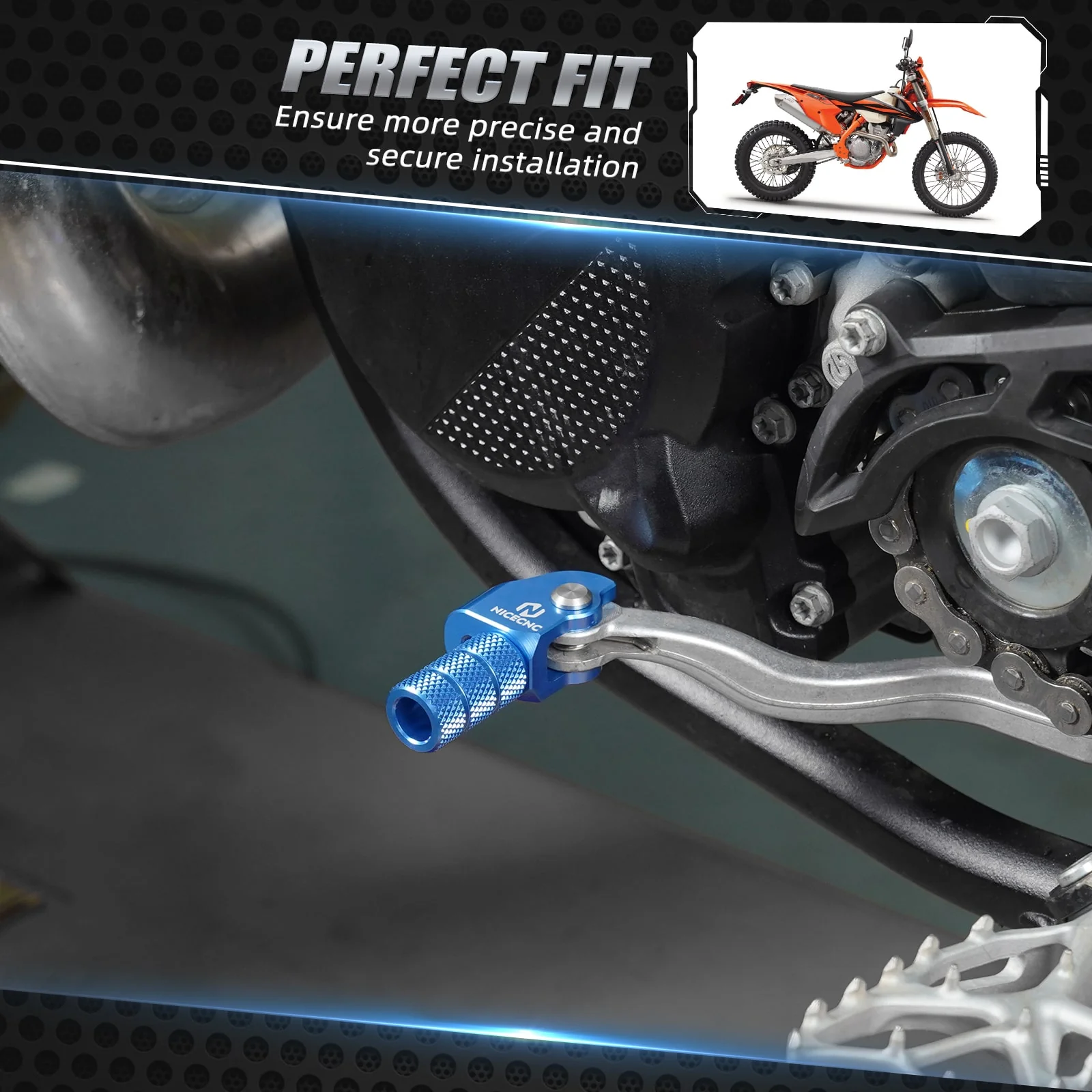 Adjustable Shift Lever Tip For KTM 125-500 XCF EXCF XCW 2017-2024 Husqvarna 125-501 GasGas - Image 3
