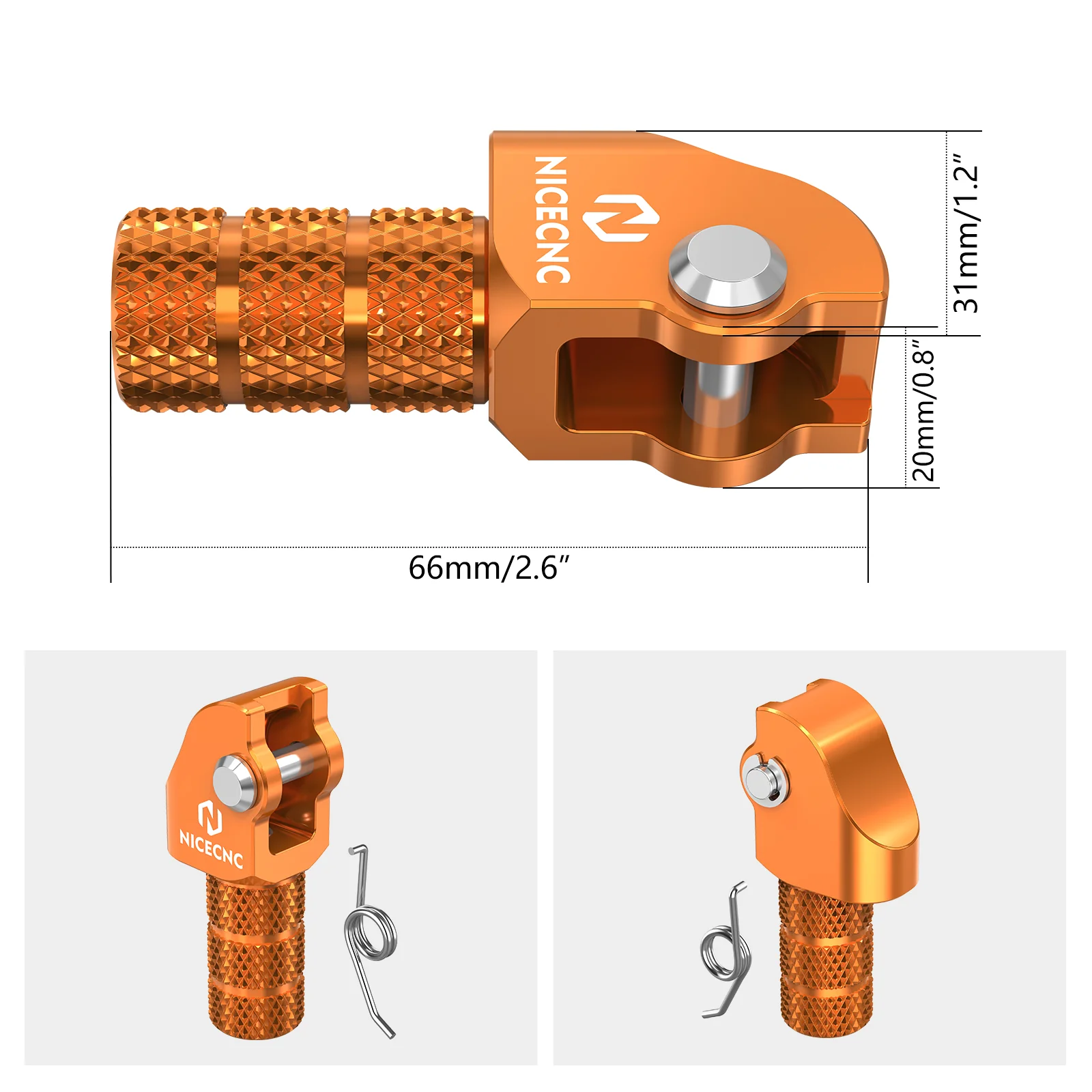 Adjustable Shift Lever Tip For KTM 125-500 XCF EXCF XCW 2017-2024 Husqvarna 125-501 GasGas - Image 6