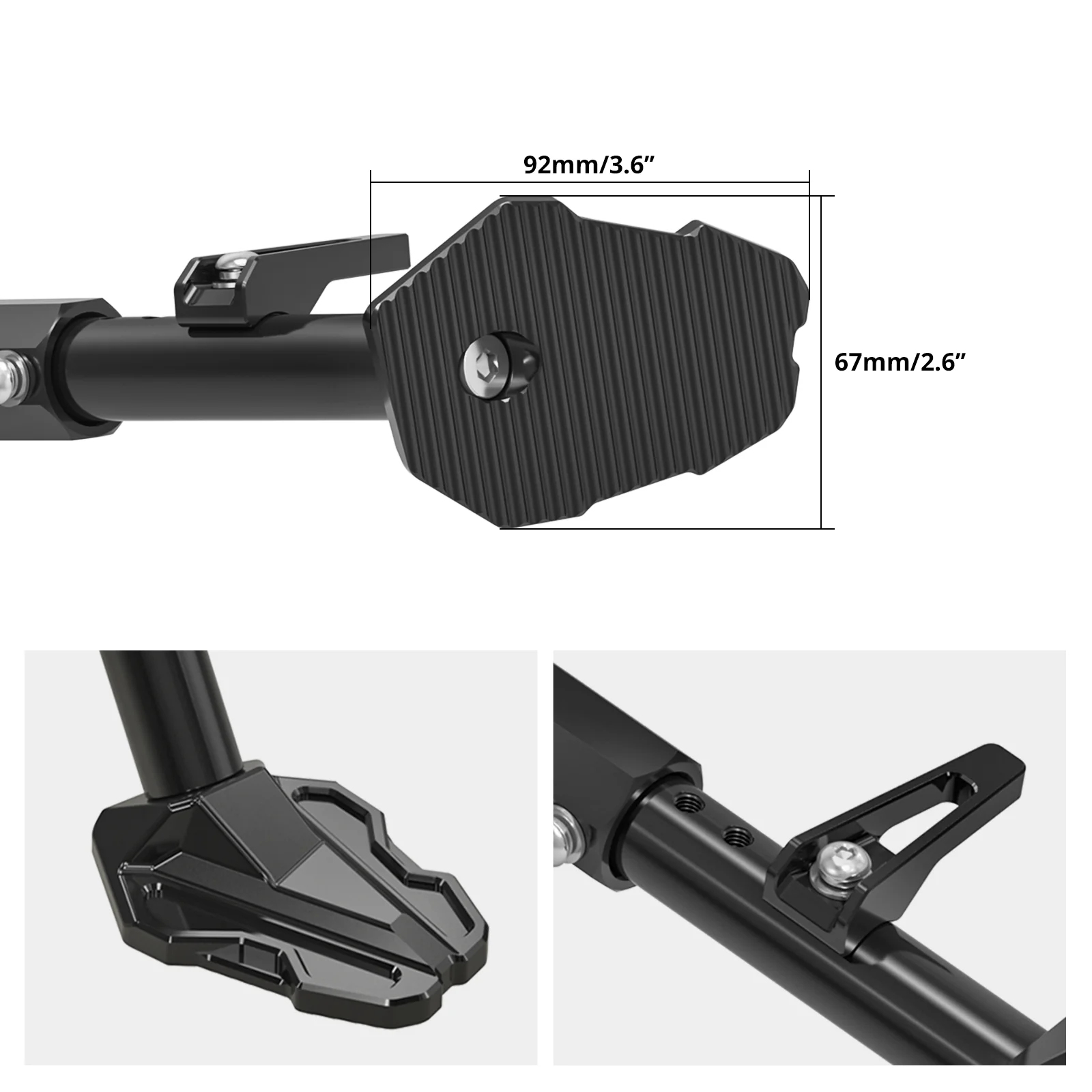 Adjustable Side Stand Kickstand For BMW R 1200 1250 GS Adventure - Image 4