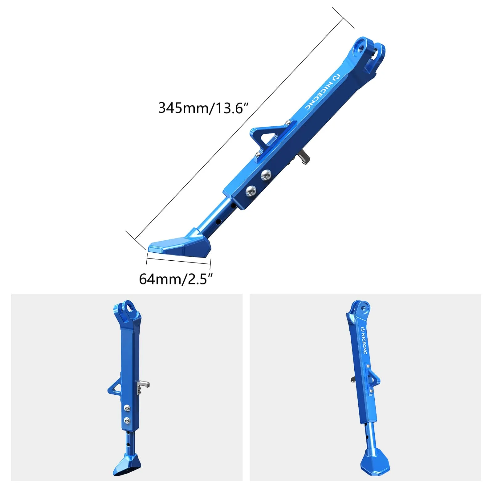 Adjustable Side Stand Kickstand for Yamaha Tenere 700 / XTZ700 2019-2024 Rally Edition 2020-2024 - Image 13