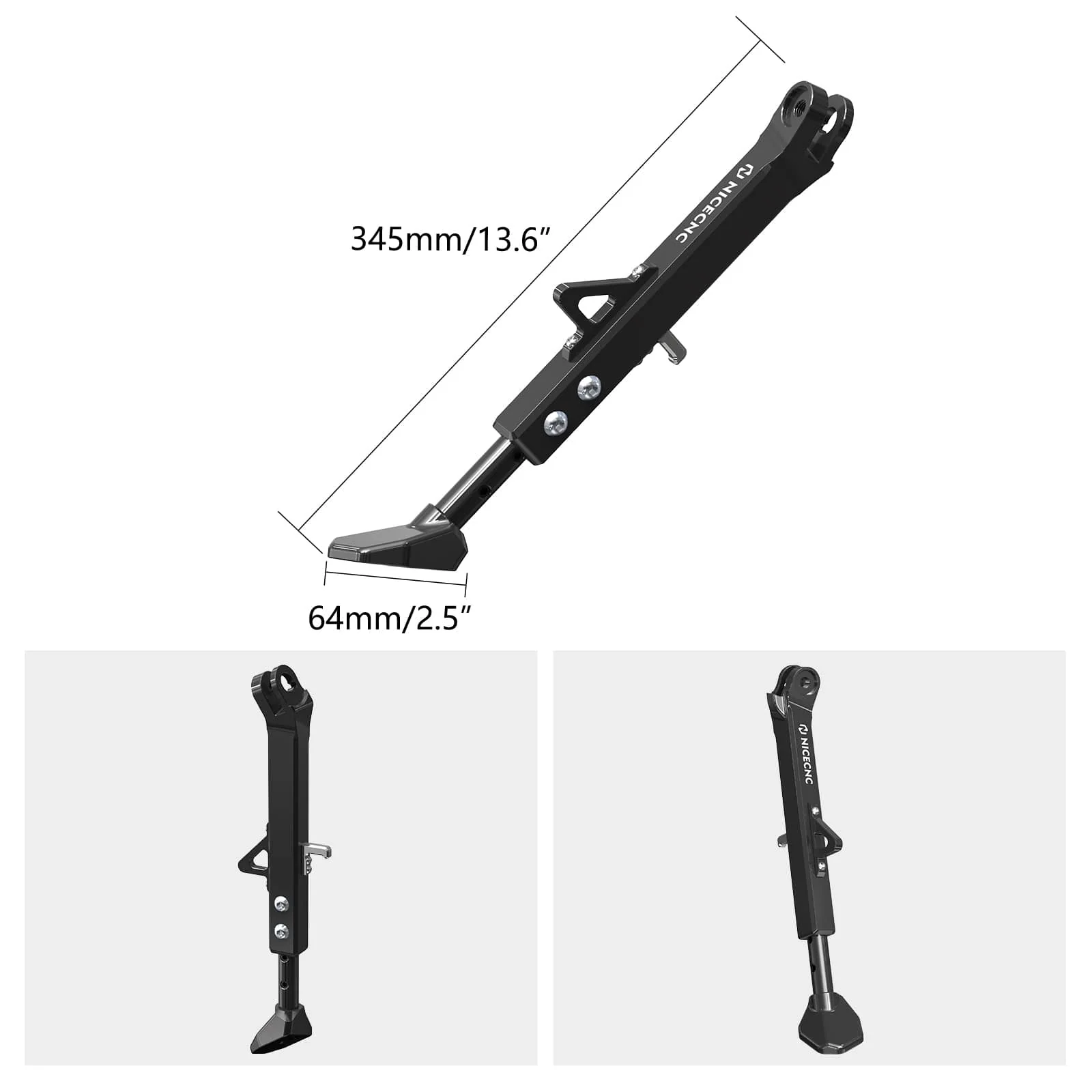 Adjustable Side Stand Kickstand for Yamaha Tenere 700 / XTZ700 2019-2024 Rally Edition 2020-2024 - Image 5