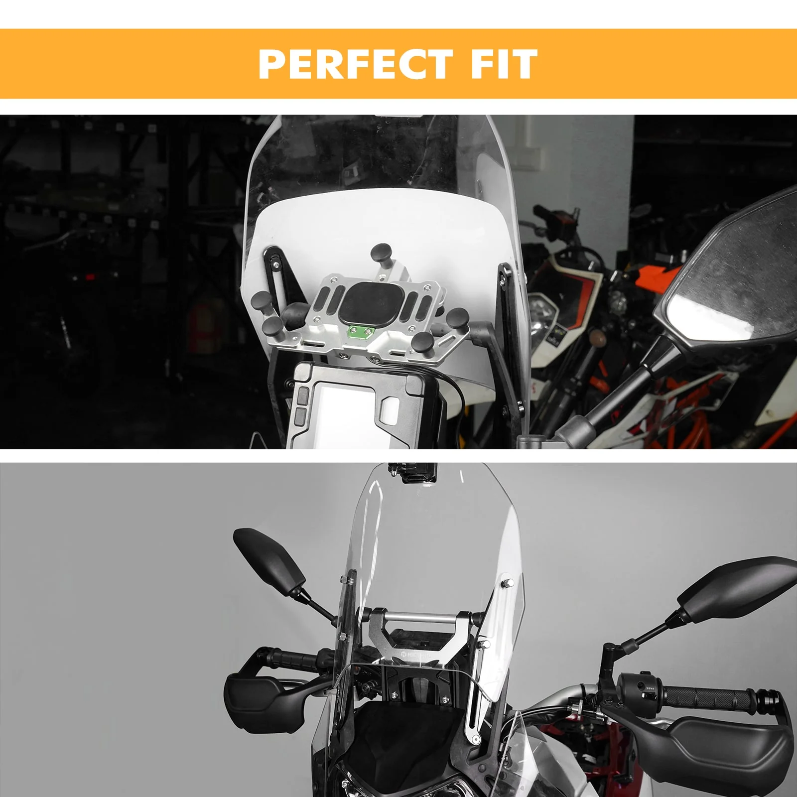 Windscreen Adjusters Windshield Bracket For Yamaha Tenere 700 /XTZ700 2019-2024 - Image 3