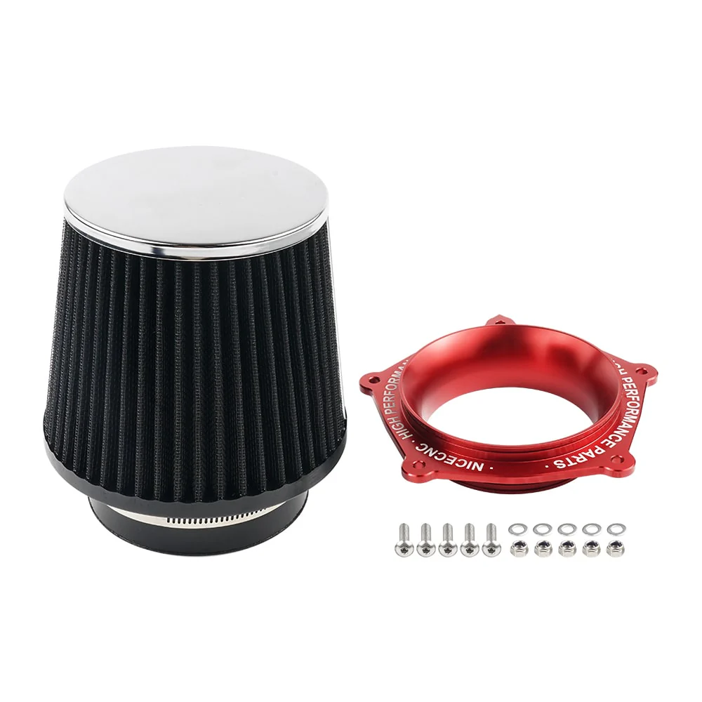 High Flow ATV Air Filter Intake w/ Adapter Kit For Yamaha YFZ450R 2009-2024 - Image 10