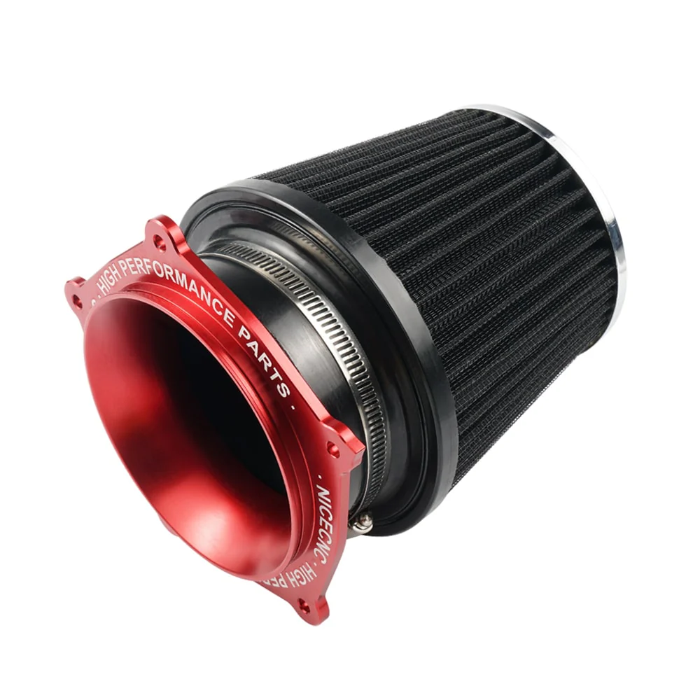 High Flow ATV Air Filter Intake w/ Adapter Kit For Yamaha YFZ450R 2009-2024 - Image 11