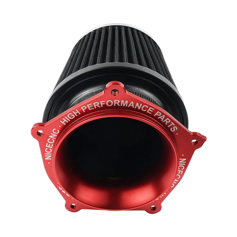 High Flow ATV Air Filter Intake w/ Adapter Kit For Yamaha YFZ450R 2009-2024 - Image 12