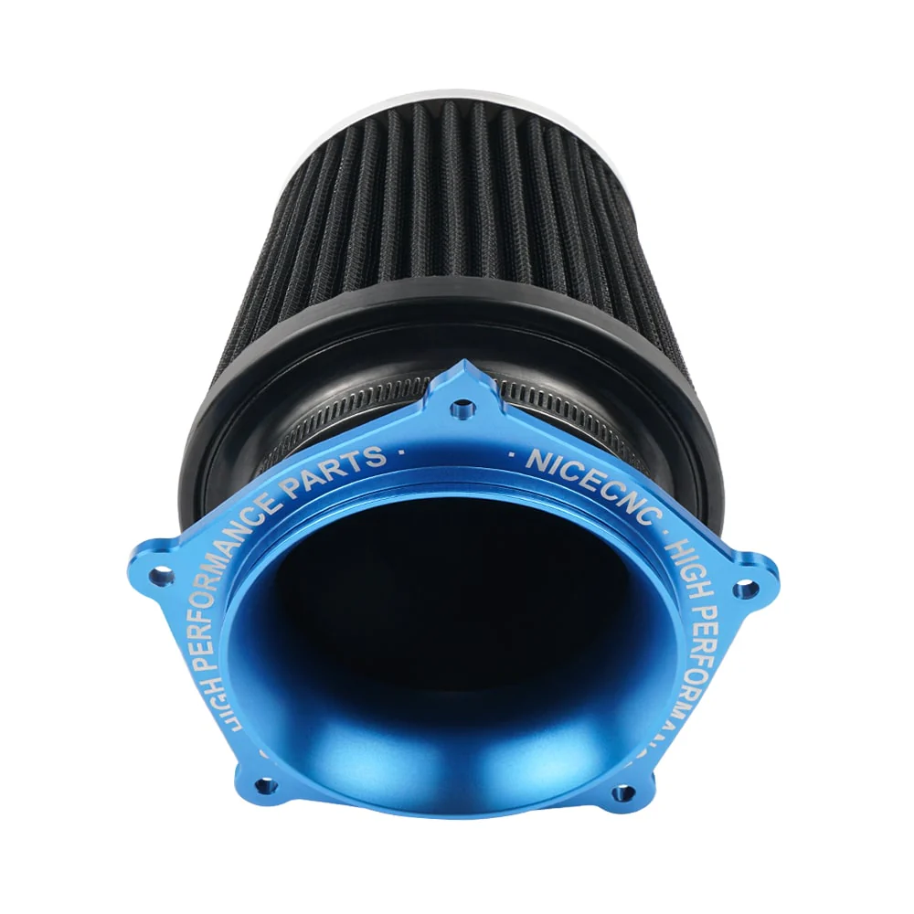 High Flow ATV Air Filter Intake w/ Adapter Kit For Yamaha YFZ450R 2009-2024 - Image 8