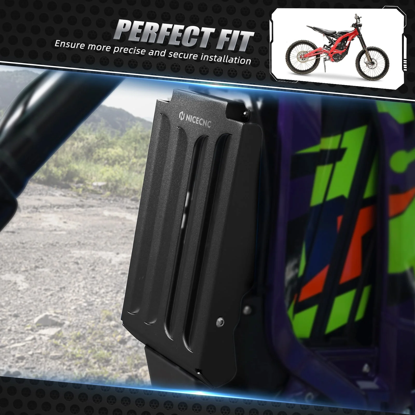 Aluminum Controller Cover For Surron Light Bee X/ S/ L1E Segway X160 X260 Dirt Bike - Image 4