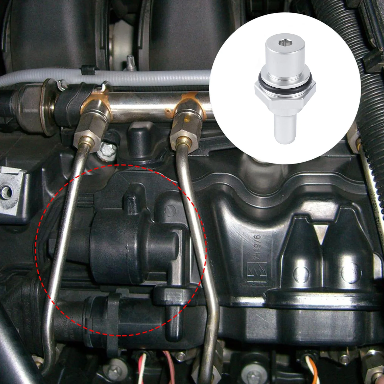 For N54 Aluminum PCV Valve Upgrade For BMW E82 E88 E89 E90 E91 E92 E93 E60 E61 E71 135i 335i 535i X6 Z4 Twin Turbo Engines - Image 2
