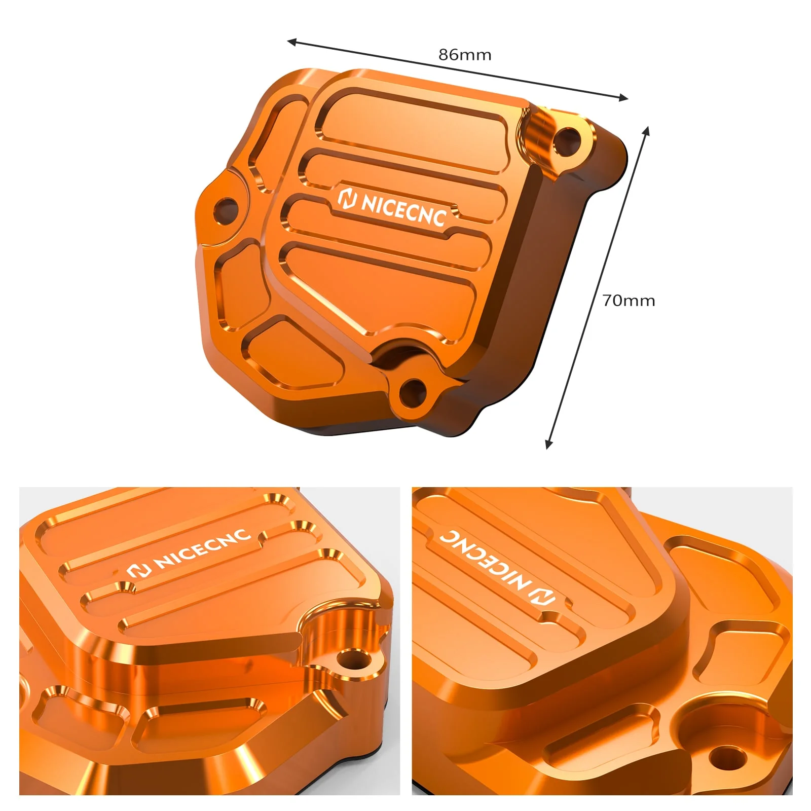 Aluminum Right Power Valve Cover Guard For KTM Husqvarna 2-Stroke GasGas - Image 16