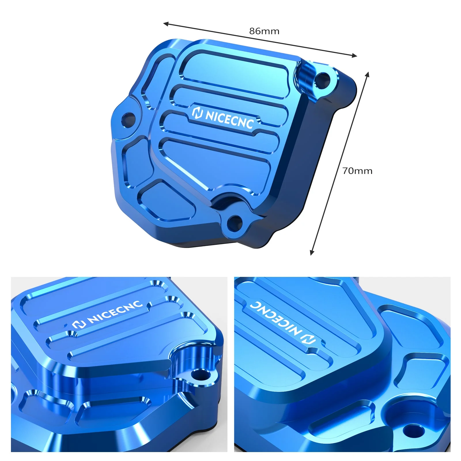 Aluminum Right Power Valve Cover Guard For KTM Husqvarna 2-Stroke GasGas - Image 22